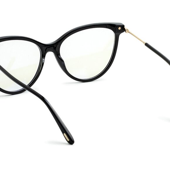 TOM FORD TF5994-B BLACK BLUE LIGHT BLOCK with MAGNETIC CLIP-ON EYEGLASSES FRAME - Picture 7 of 8